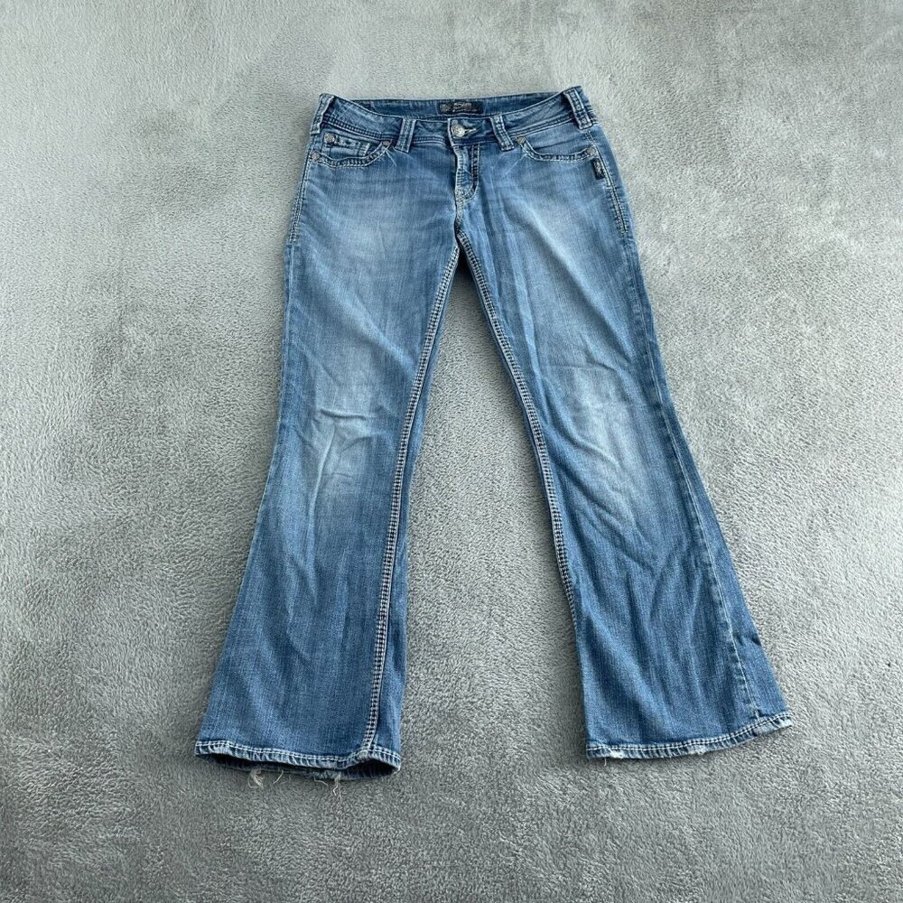 Silver Jeans Co. Suki Surplus W31/L30 Bootcut Mid Rise Womens Denim Jeans 4518